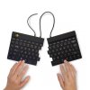 Klawiatura R-Go Split Break ergonomiczna UK-išdestymas juodas