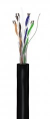 Goobay 57198 kabel sieciowy Czarny 100 m Cat5e U/UTP (UTP)