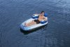 Bestway 43533 pływak basenowy i plażowy Niebieski, Biały Wzór Pływające fotel