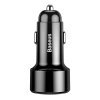 Ładowarka samochodowa Baseus Magic 2x USB QC 3.0 45W (czarna)