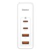 Ładowarka sieciowa Baseus GaN2 Pro, 2x USB + 2x USB-C, 100W, EU (biała)