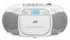 Radioodtwarzacz CD JVC RC-E451W biały Boombox Tuner FM USB