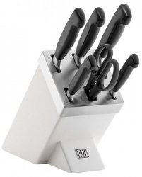 Zestaw noży samoostrzących ZWILLING Four Star 35148-207-0 7 elementów biały