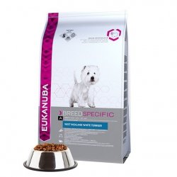 EUKANUBA Adult West Highland White Terrier - sucha karma dla psa  - 2,5 kg
