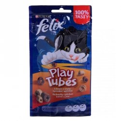 FELIX Play Tubes Kurczak, Wątróbka - przysmak dla kota - 50 g