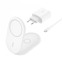 BELKIN ŁADOWARKA MAGSAFE SKŁADANA 2W1 QI2 ZASILACZ CZARNA