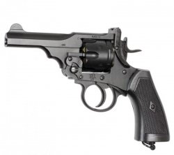 Rewolwer WEBLEY MKVI .455 Police kal.4,5 mm Diabolo łuski 6-strzał. lufa 4 CO2 Black Ekp do17J