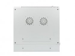 LANBERG SZAFA WISZĄCA DWUSEKCYJNA 19 6U 600X600 (DRZWI SZKLANE, SZARA RAL7035)