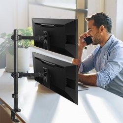 MACLEAN UCHWYT DO MONITORAMAX VESA 100X100, 13-27, 9KG, PODWÓJNY MC-967