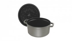 Garnek żeliwny okrągły STAUB 40509-484-0 - grafitowy 1.7 ltr