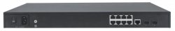 Intellinet 561433 łącza sieciowe Zarządzany Gigabit Ethernet (10/100/1000) Obsługa PoE Czarny