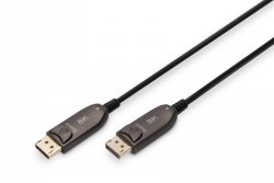 Kabel DP/DP M/M czarny 15m DisplayPort 1.4 Hybrydowy  AOC 8K 60Hz UHD