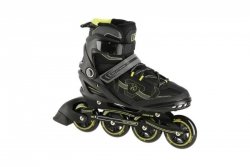 ŁYŻWOROLKI NILS EXTREME NA9157 CZARNO-ZŁOTE  ROZM. 41