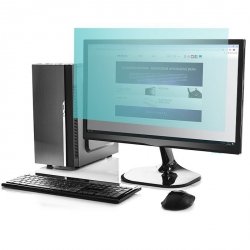 Filtr światła niebieskiego Qoltec 51076 24 16:9 (Ochrona wzroku | Anti Glare | Matowy | na monitor)