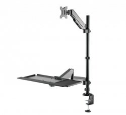 Neomounts DS90-325BL1 uchwyt / stojak do monitorów 81,3 cm (32) Biurko Czarny