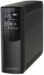 PowerWalker VI 1000 CSW FR Technologia line-interactive 1 kVA 6000 W 4 x gniazdo sieciowe