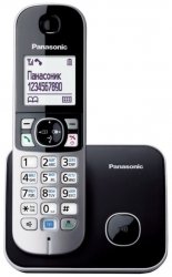 Panasonic KX-TG6811 Telefon w systemie DECT Nazwa i identyfikacja dzwoniącego Czarny