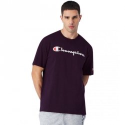 Koszulka męska Champion SS Tee fioletowa 220256 VS025 XL