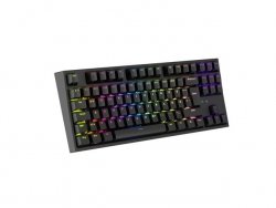 GENESIS Thor 404 TKL klawiatura Gaming USB QWERTY Niemiecki Czarny