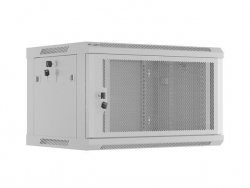 SZAFA INSTALACYJNA RACK WISZĄCA 19 6U 600X450 SZARA DRZWI PERFOROWANE LANBERG (FLAT PACK)