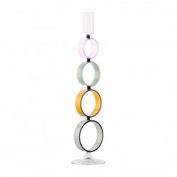 RITUALI DOMESTICI CERCHIANDO Świecznik 8 x 34.5 cm
