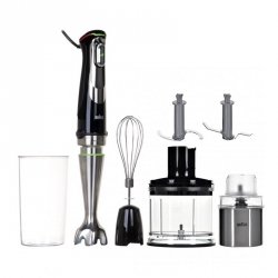 Braun MultiQuick 9 MQ9138XI blender 0,6 l Blender immersyjny 1200 W Czarny, Stal nierdzewna