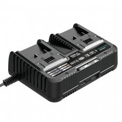 DEDRA ŁADOWARKA PODWÓJNA 18V 2x2,3A