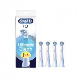 Końcówki do szczoteczek Oral-B iO UltimateClean, białe, 4 sztuki