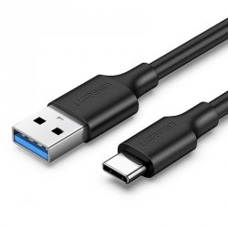 Kabel USB do USB-C 3.0 UGREEN 	US184  0.5m (czarny)