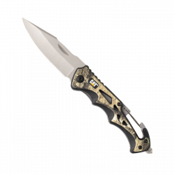 Nóż składany 19cm kolor Camo CAT Folding Knife Real Tree Camouflage