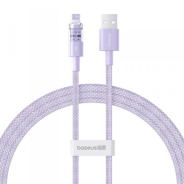 Kabel Baseus Gem 2.4A 1m (fioletowy)