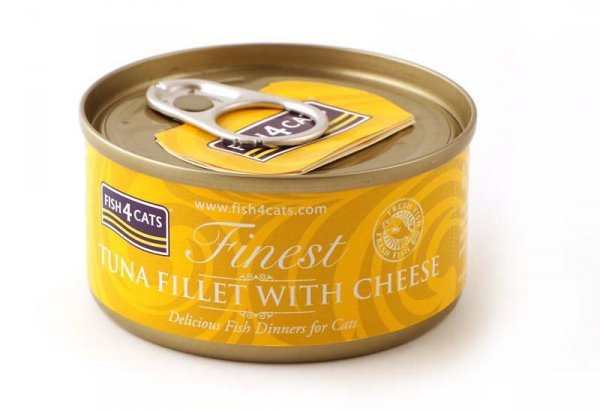 Fish4Cats Finest filet z Tuńczyka z Serem 70g