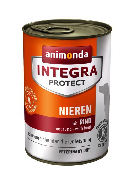 ANIMONDA Integra Protect Nieren wołowina - mokra karma dla psa -  400g