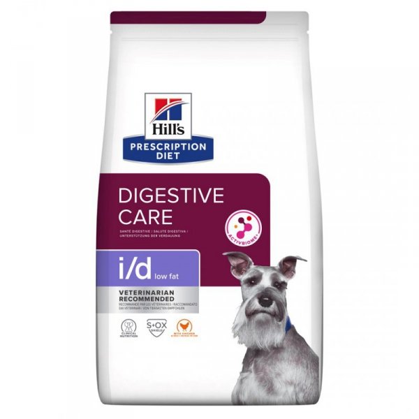 HILL&#039;S Prescription Diet Low Fat i/d Canine - sucha niskotłuszczowa karma dla psa - ochrona układu pokarmowego - 1,5 kg