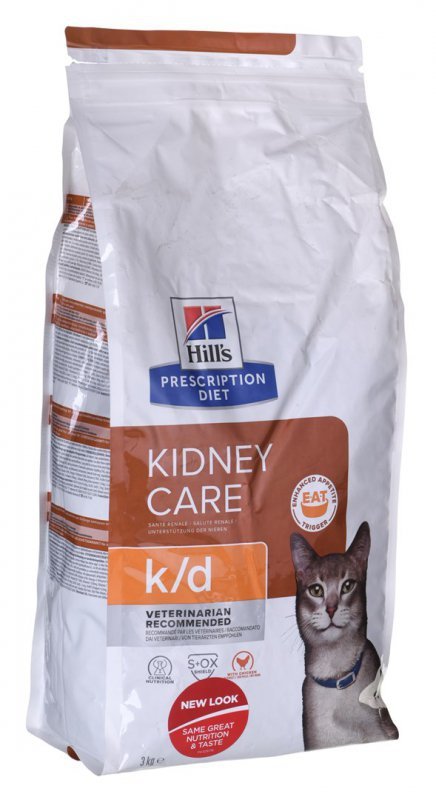 Hill&#039;s Prescription Diet Feline k/d Kidney Care - sucha karma dla kotów z chorobami nerek - 3 kg