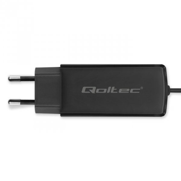 QOLTEC ŁADOWARKA SIECIOWA 90W GAN | 5-20V | 3-4.5A | USB-C 3.1
