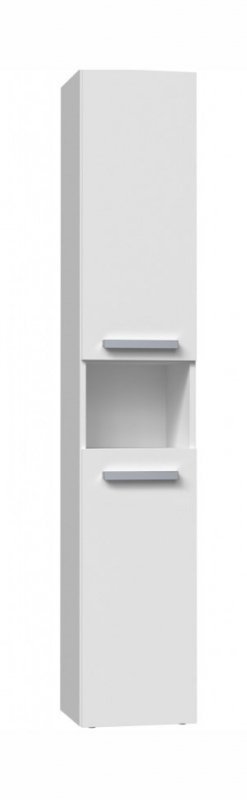 Szafka łazienkowa NEL III 31x30xH174 biel mat