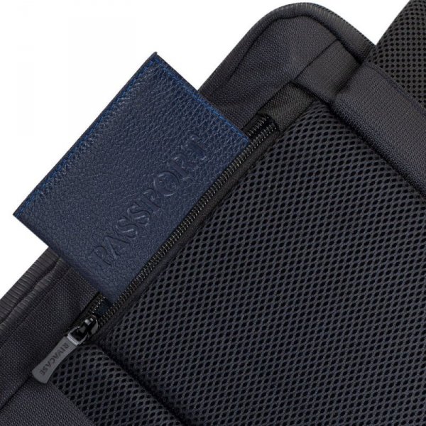 RIVACASE PLECAK PODRÓŻNY NA LAPTOP 17,3&quot; TEGEL, CZARNY, 23L, MATERIAŁ WODOODPORNY, KIESZENIE NA UBRANIA, TABLET, SMARTFON