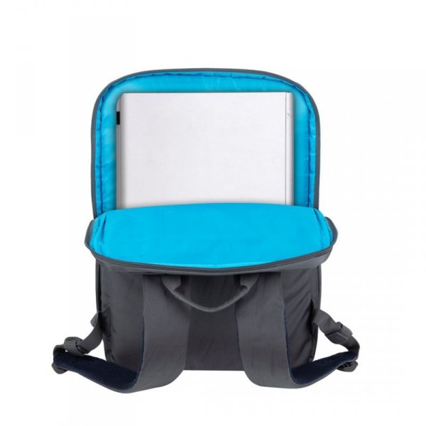 RIVACASE PLECAK NA LAPTOP 17,3&quot; ALPENDORF ECO, SZARY, MATERIAŁ WODOODPORNY, EKO RPET, KIESZENIE NA SMARTFON, DOKUM., AKCES.