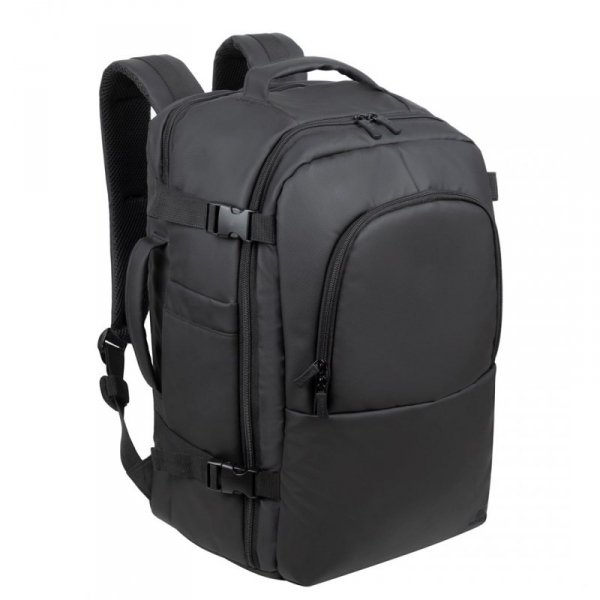 RIVACASE PLECAK NA LAPTOP 17,3&quot; TEGEL ECO, CZARNY, MATERIAŁ WODOODPORNY, EKO RPET, KIESZENIE NA SMARTFON, DOKUMENTY,AKCESOR