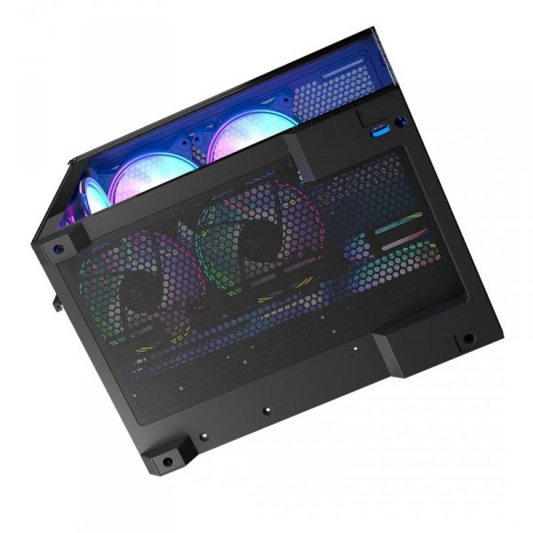 MODECOM OBUDOWA VOLCANO PANORAMA APEX ARGB 3F MIDI BLACK