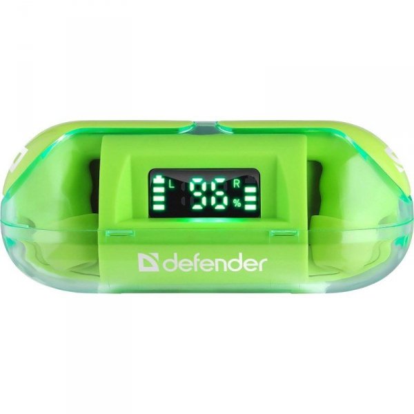 DEFENDER SŁUCHAWKI BLUETOOTH TWINS 916 ZIELONE