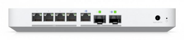 Router (Gateway). Kontroler UniFi. Switch Ubiquiti UniFi  (UXG-Fiber-EU)