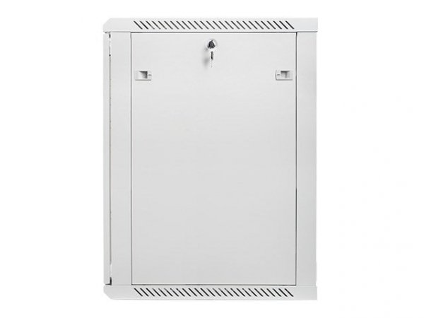 Szafa montażowe Lanberg WF01-6618-10S (18U; 900mm / 600mm / 600 mm; wisząca; Szklane; 19&#039;&#039;; kolor szary)