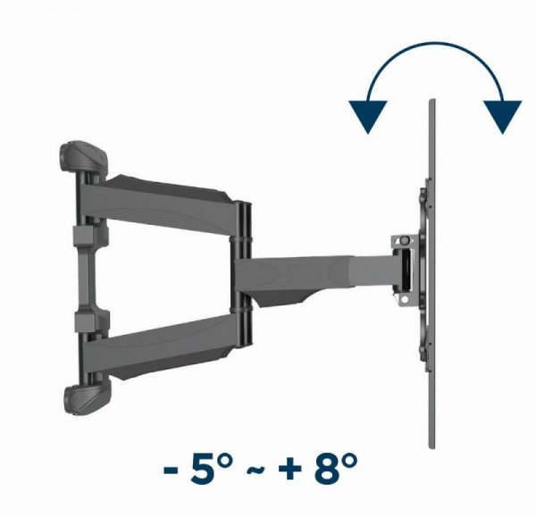 GEMBIRD UCHWYT ŚCIENNY REGULOWANY LCD 32&quot;-75&quot; VESA MAX 600 X 400MM, DO 45KG