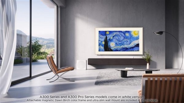 Telewizor TCL NXTFrame 55A300 PRO QLED 55&#039;&#039; 4K Ultra HD 144Hz Google TV Dolby Vision IQ Biały