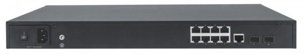 Intellinet 561433 łącza sieciowe Zarządzany Gigabit Ethernet (10/100/1000) Obsługa PoE Czarny