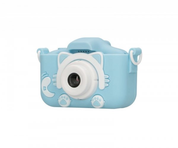 Extralink Aparat cyfrowy Kids Camera H27 Dual Niebieski 1080P 30fps, wyświetlacz 2.0&quot;