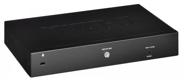 D-Link DGS-1210-08P Zarządzany L2 Gigabit Ethernet (10/100/1000) Obsługa PoE Czarny