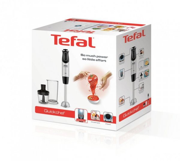 Blender stojący Tefal HB6598 (1000W; kolor srebrny)